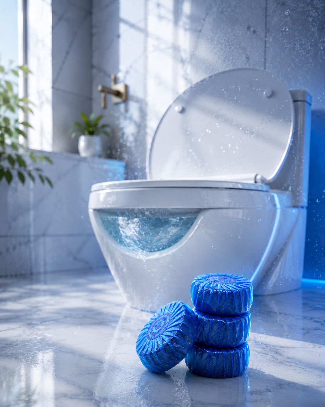 Automatic Toilet Bowl Cleaner Tablets (Pack of 10)